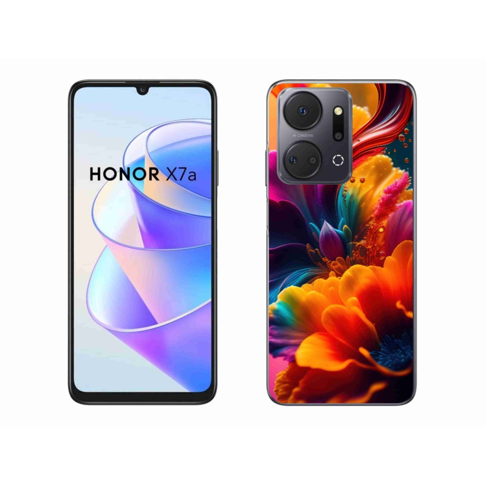 Gelový kryt mmCase na Honor X7a - abstraktní motiv 2
