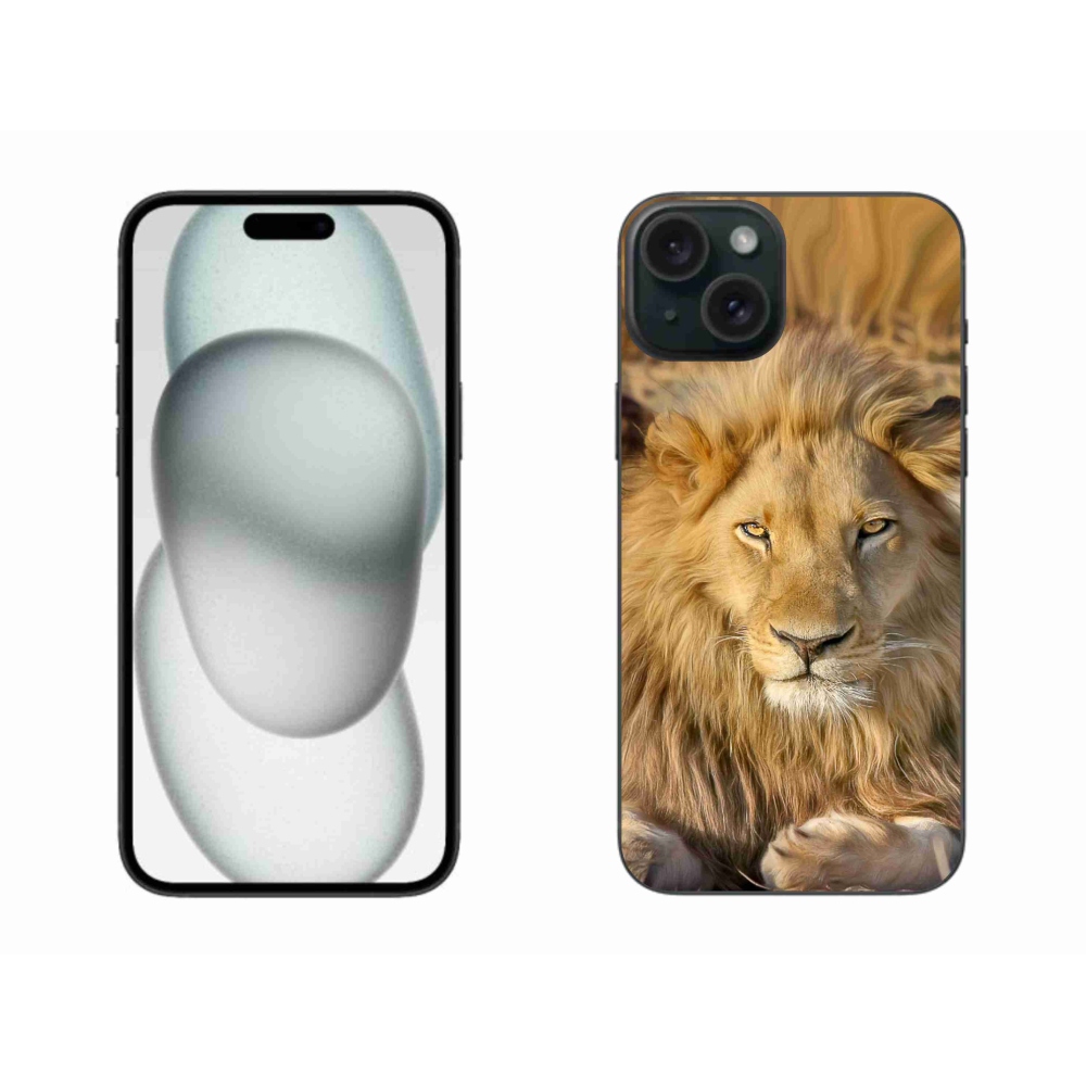 Gelový kryt mmCase na iPhone 15 Plus - lev 2
