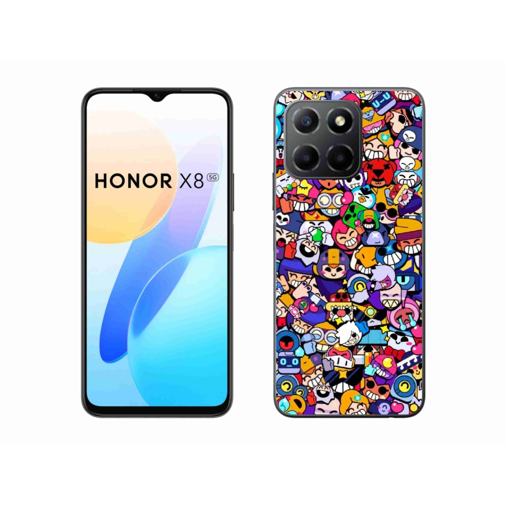 Gelový kryt mmCase na Honor X8 5G/Honor 70 Lite 5G - brawl stars 2