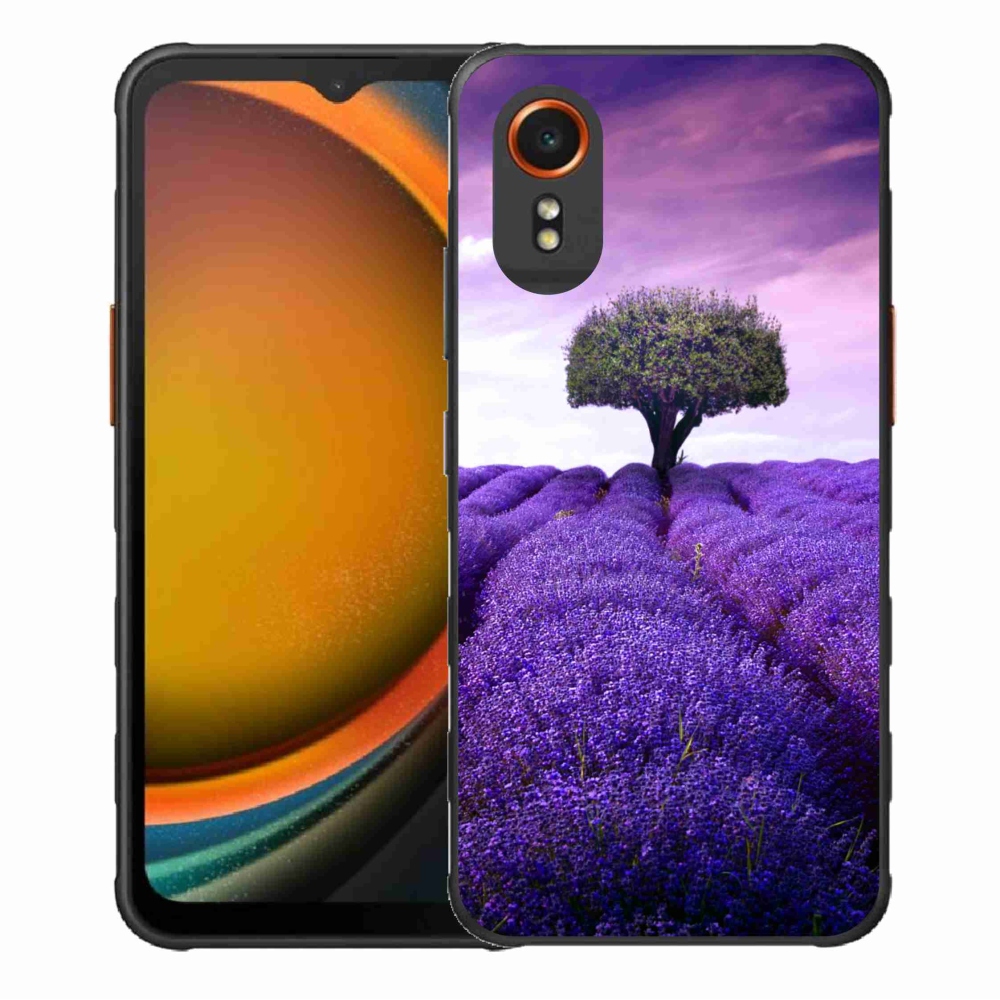 Gelový kryt mmCase na Samsung Galaxy Xcover 7 - levandulová louka