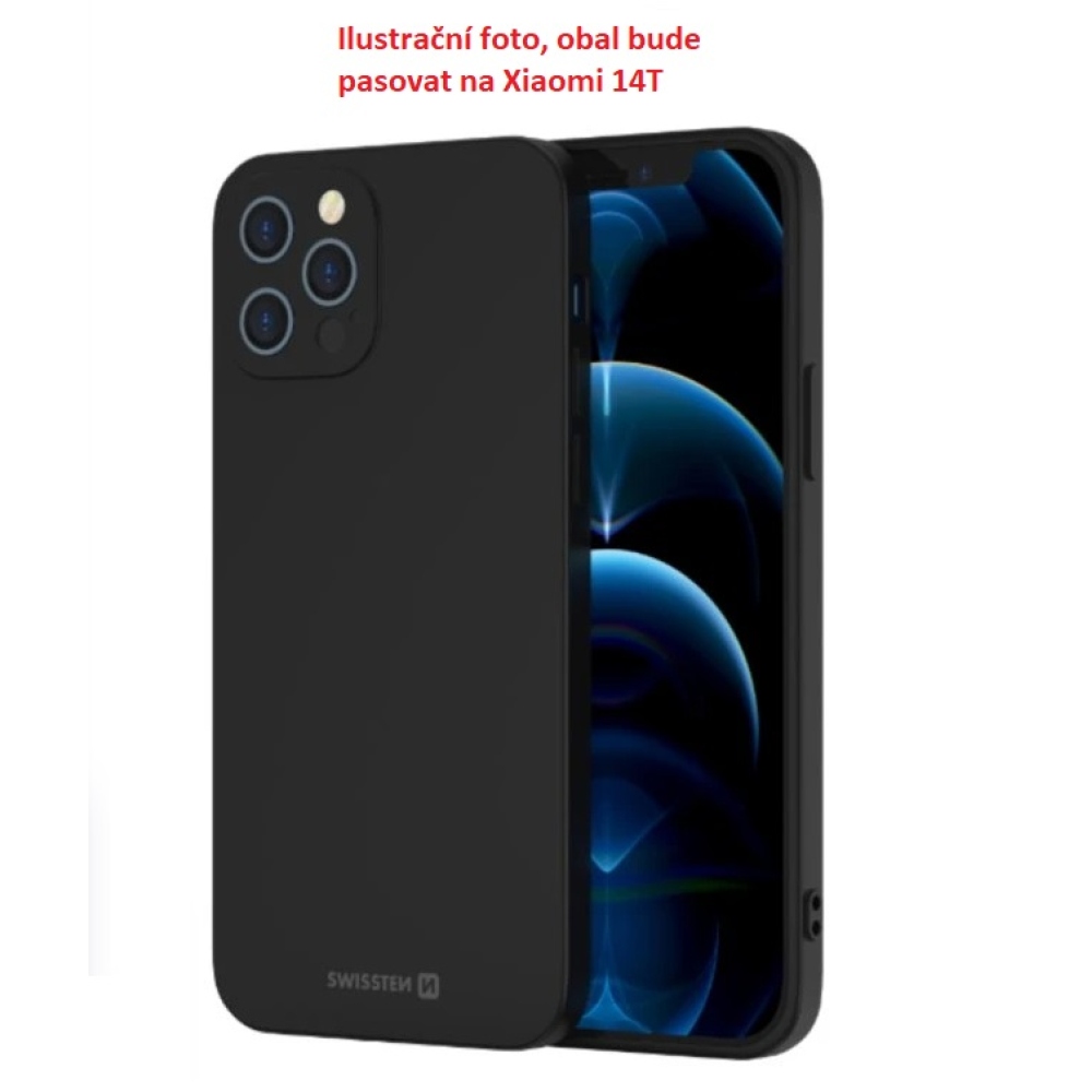 Obal SWISSTEN Soft Joy na Xiaomi 14T - černý