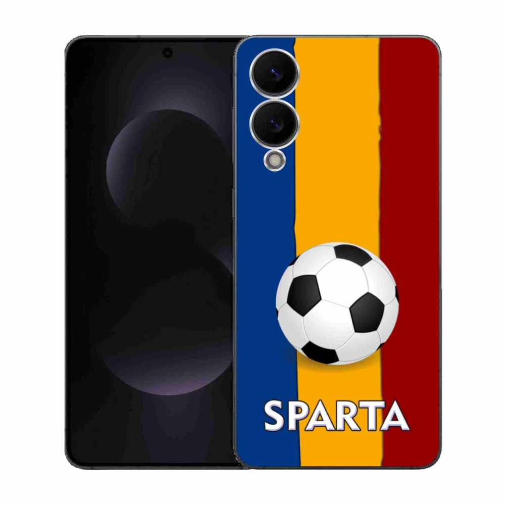 Gelový kryt mmCase na Samsung Galaxy S25 Edge - fotbal 1