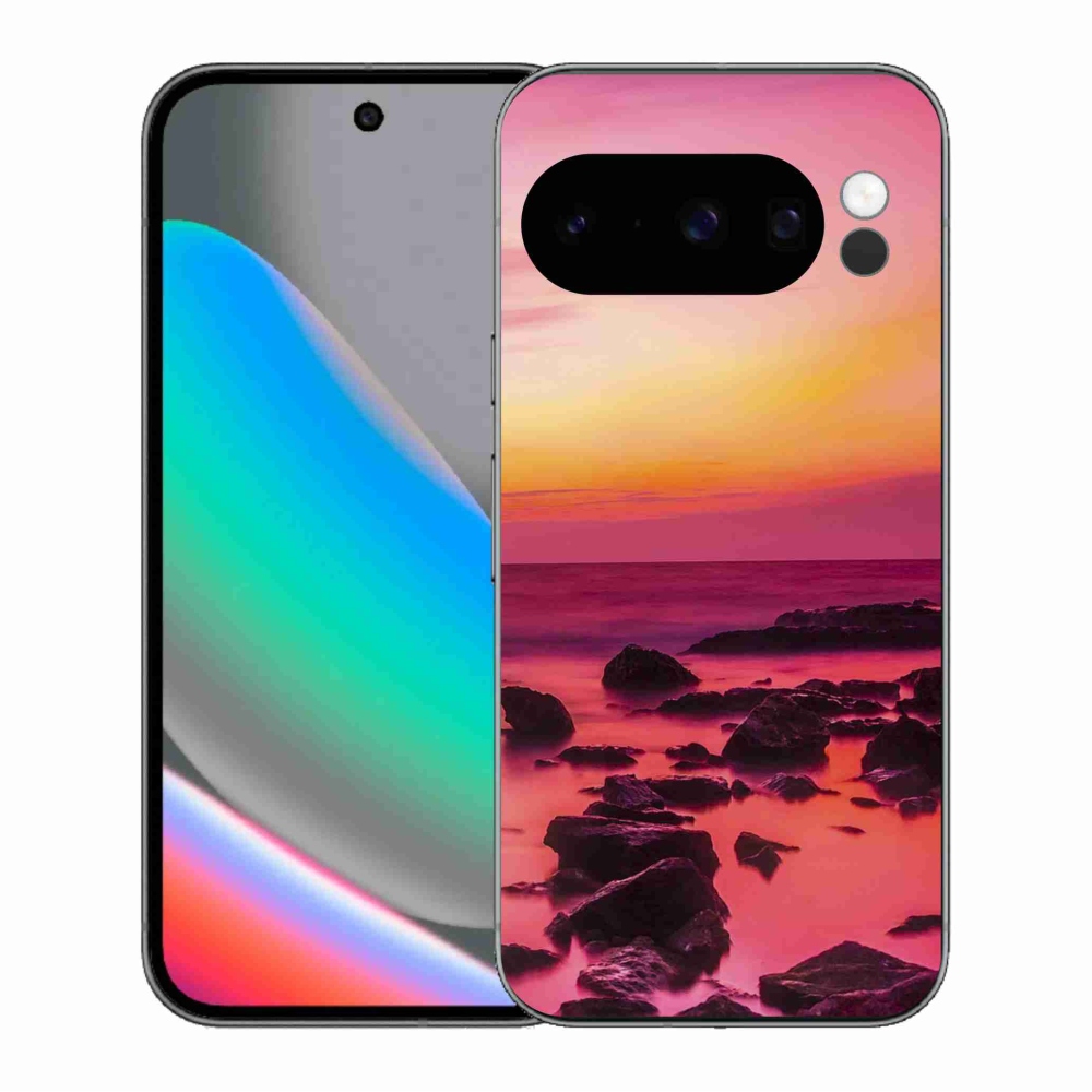 Gelový kryt mmCase na Google Pixel 10 Pro - moře a záře