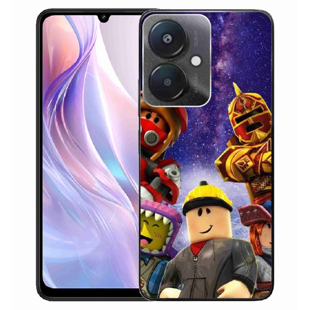 Gelový kryt mmCase na Xiaomi Redmi 13C 5G  - roblox 3