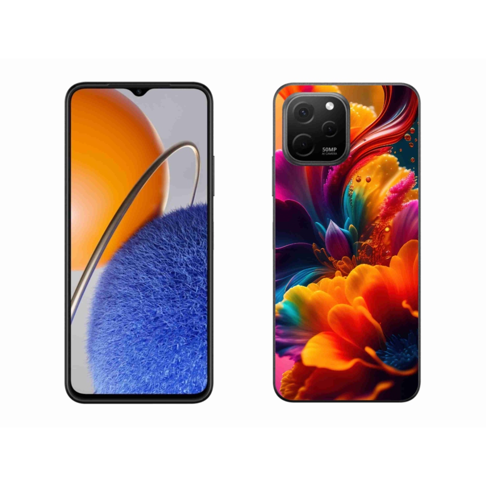 Gelový kryt mmCase na Huawei Nova Y61 - abstraktní motiv 2