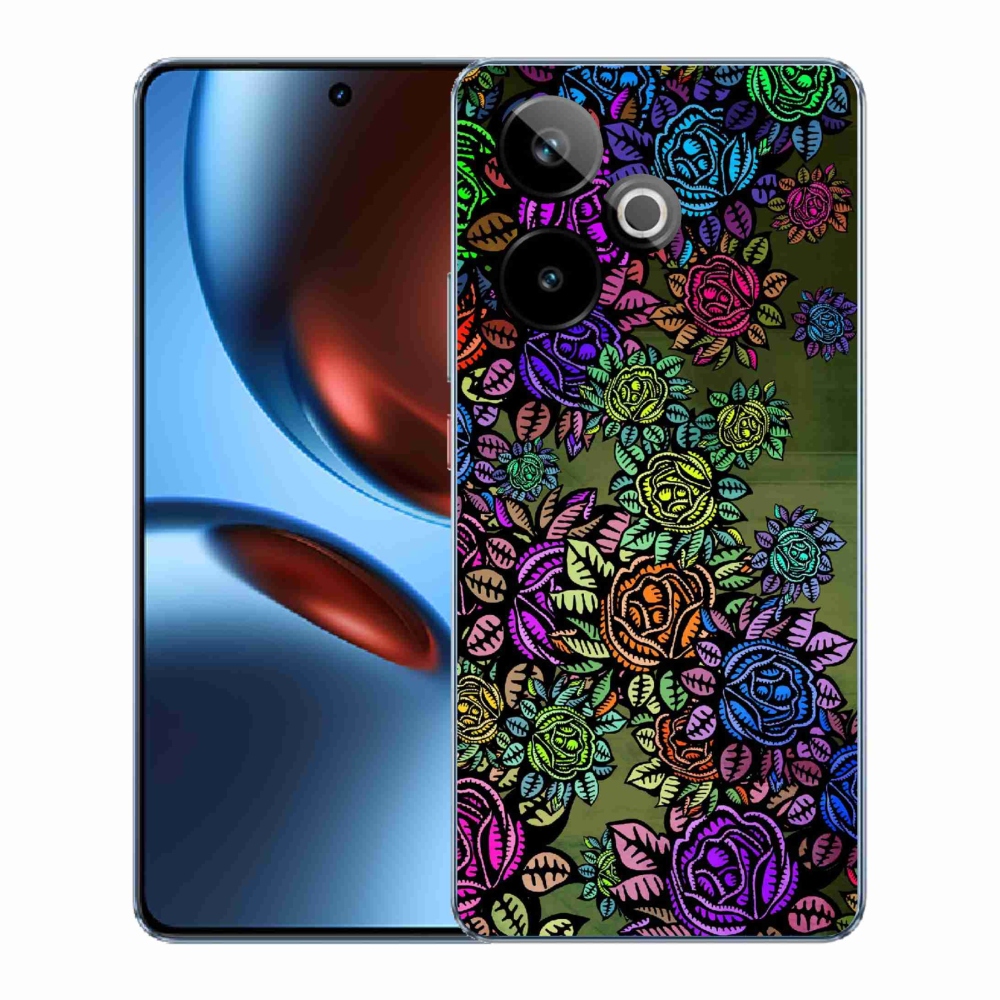 Gelový kryt mmCase na Realme GT 7 5G/GT 7T 5G - květiny 6