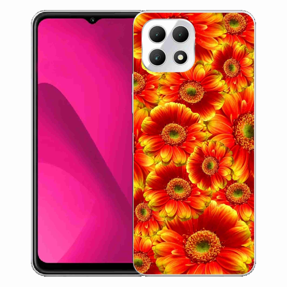 Gelový kryt mmCase na T-Mobile T Phone 2 - gerbera 1