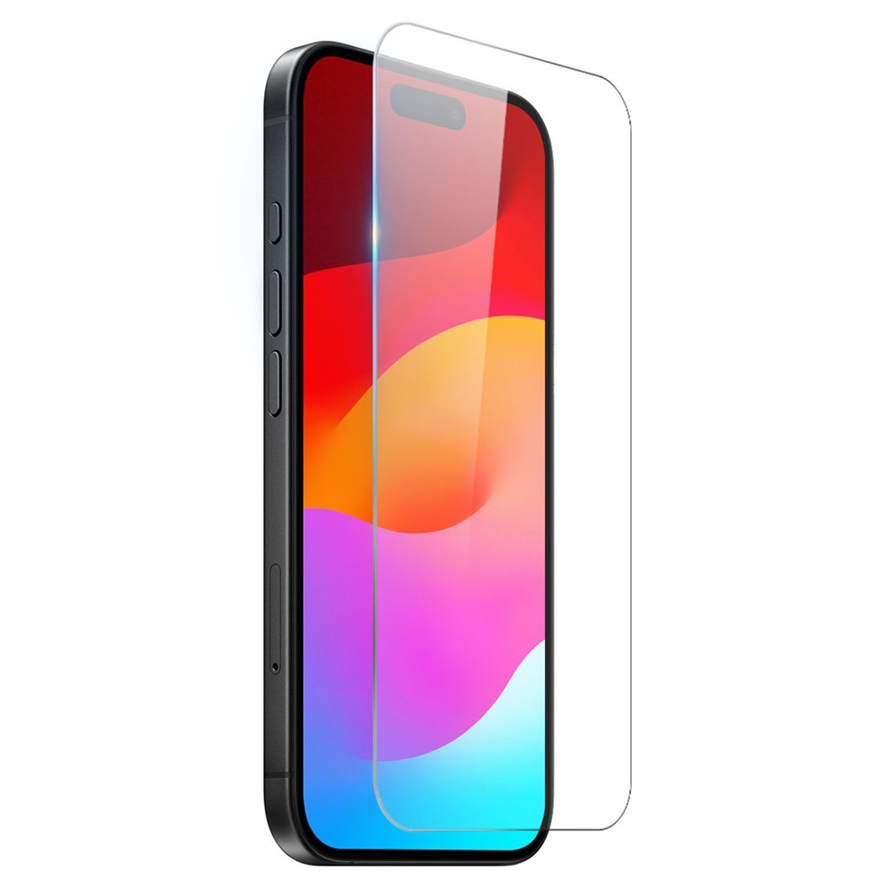 NORTHJO průhledný gelový obal + tvrzené sklo na iPhone 17 - průhledný