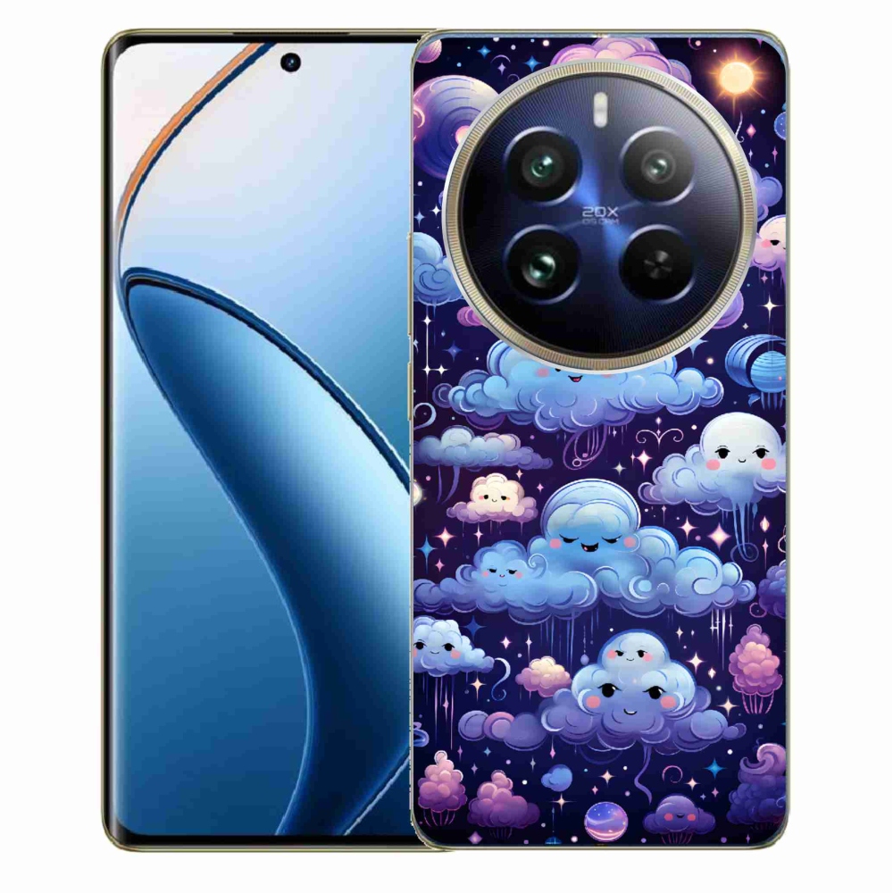 Gelový kryt mmCase na Realme 12 Pro 5G/12 Pro+ 5G - mráčky