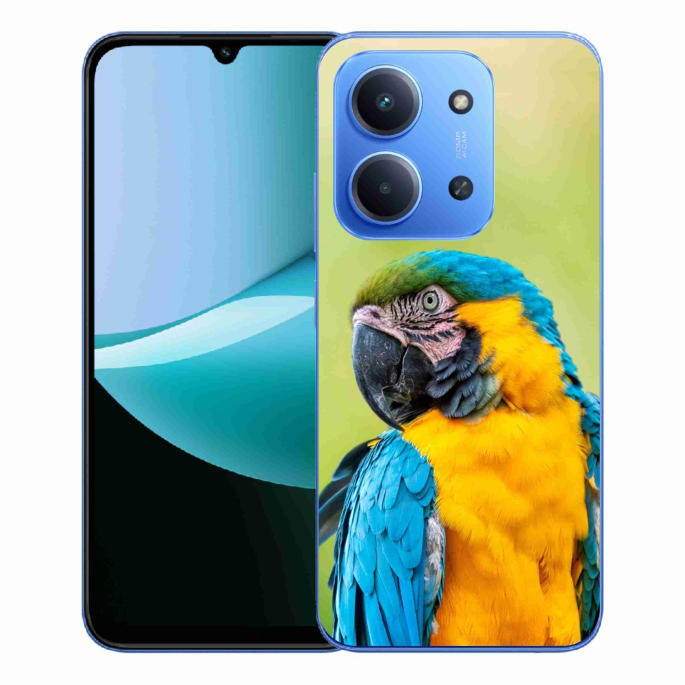 Gelový kryt mmCase na Xiaomi Redmi 15C 4G/5G (173mm) - papoušek ara 2