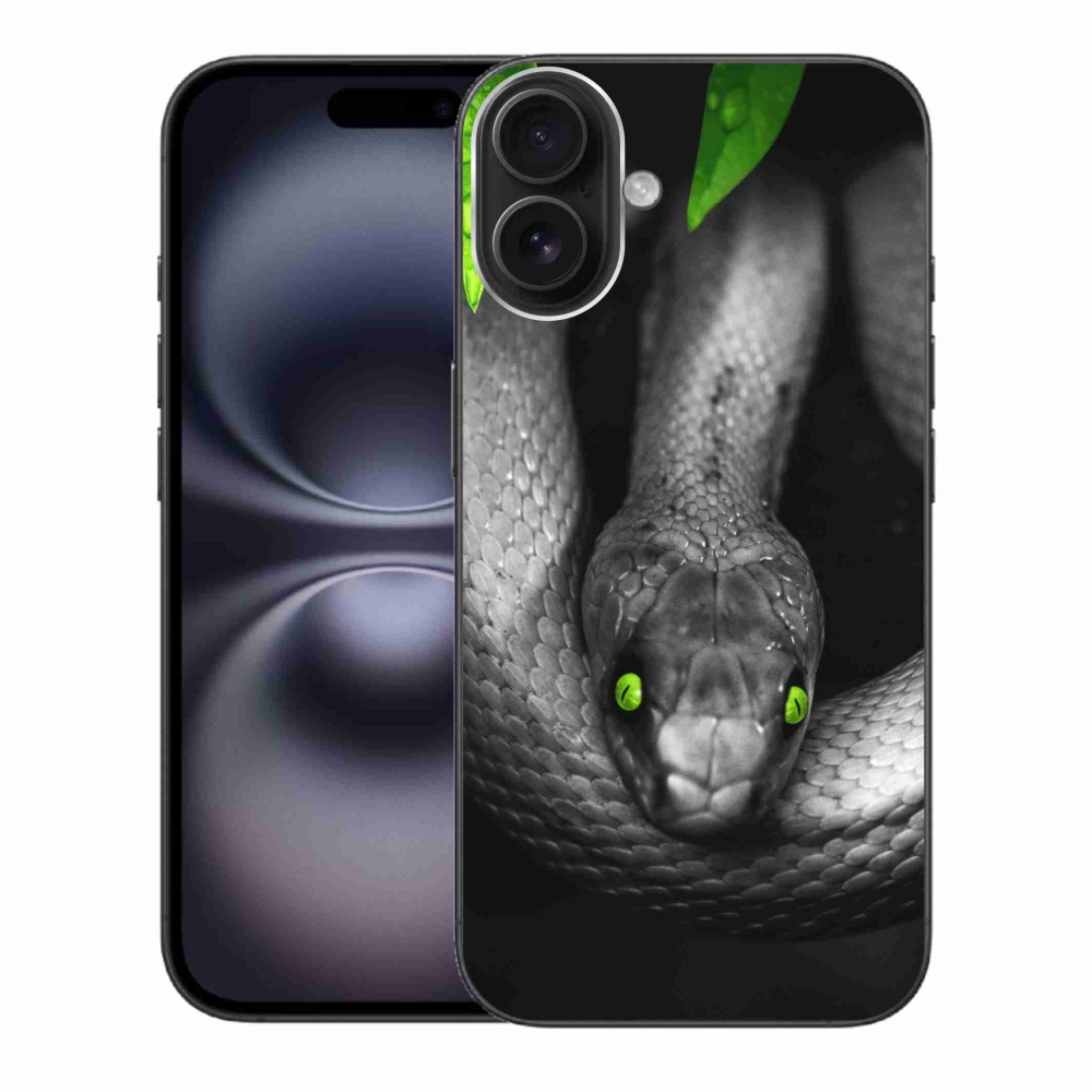 Gelový kryt mmCase na iPhone 16 Plus - had