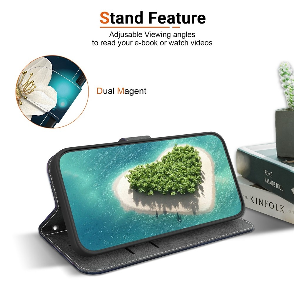 Versatile knížkové pouzdro na Xiaomi 15T - magnolie