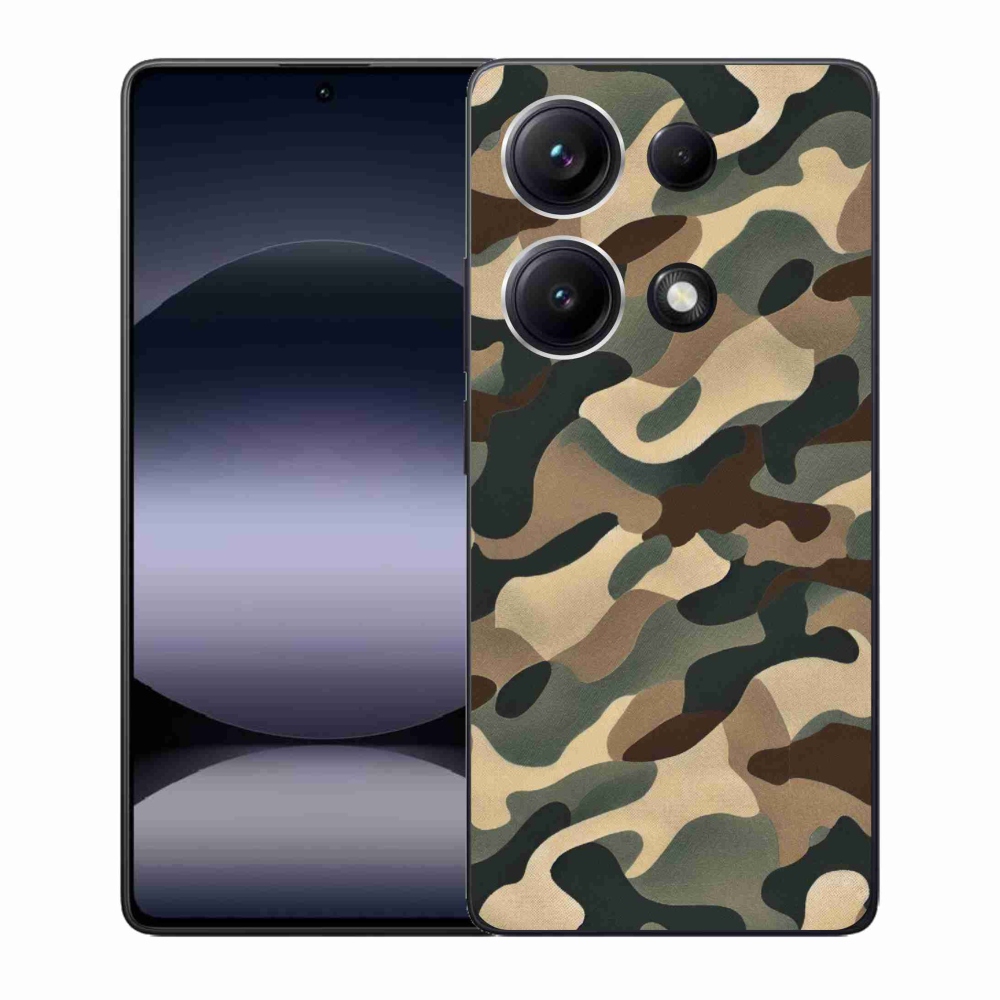 Gelový kryt mmCase na Xiaomi Redmi Note 14S - maskáčový vzor 11