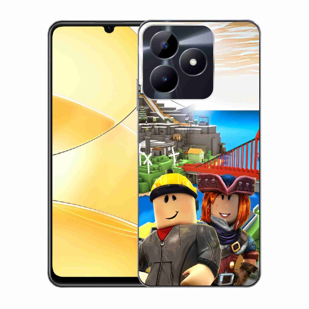 Gelový kryt mmCase na Realme C51/C53 - roblox 1
