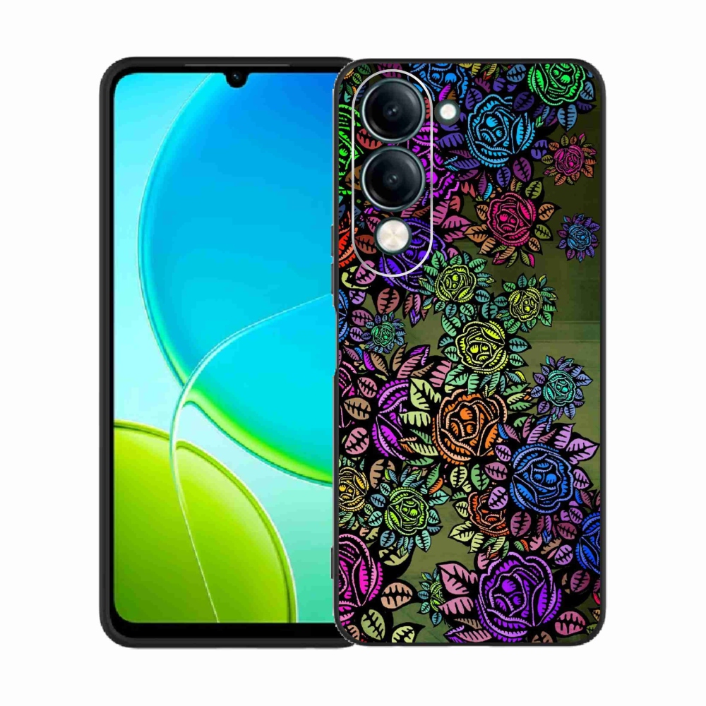 Gelový kryt mmCase na Vivo Y29s 5G - květiny 6