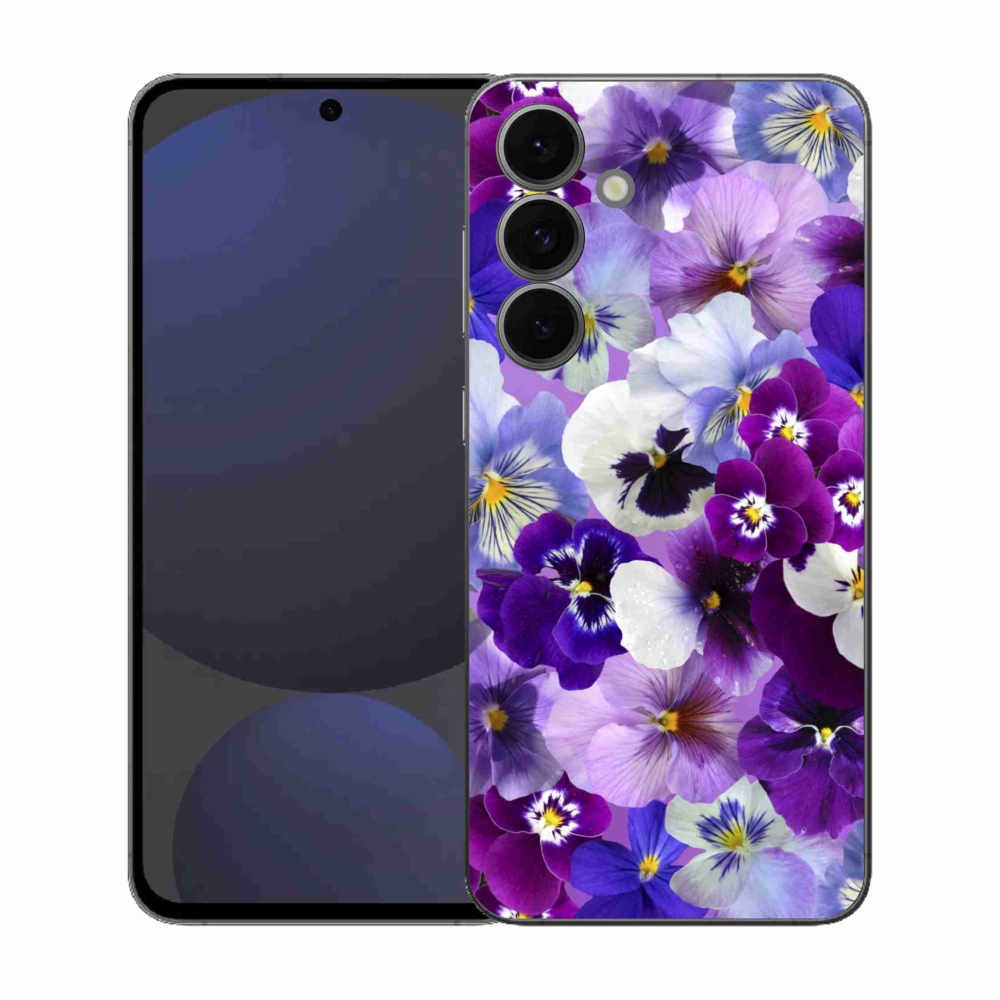 Gelový kryt mmCase na Samsung Galaxy S25 FE - květiny 9