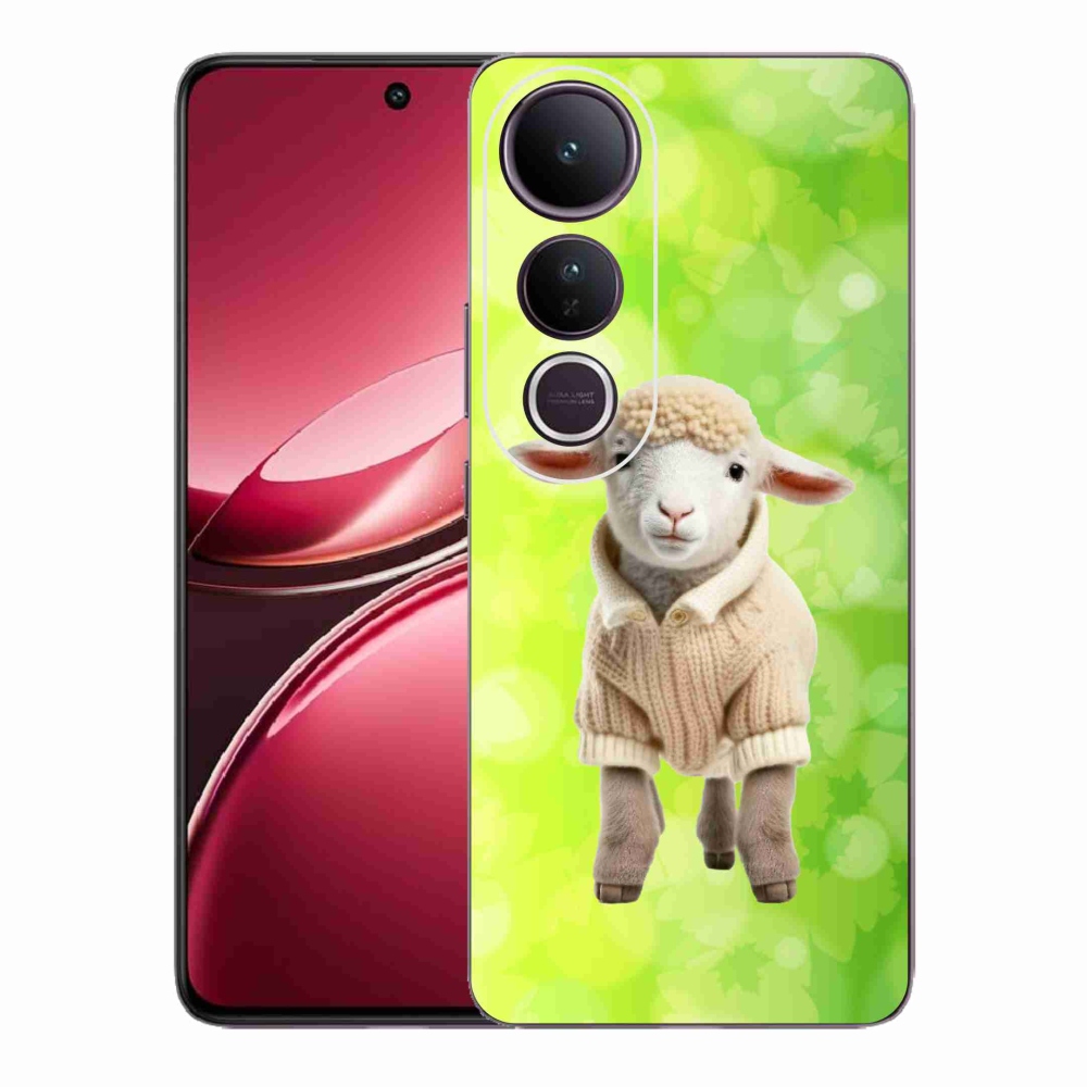 Gelový kryt mmCase na Vivo V50 Lite 4G/5G - jehně ve svetru