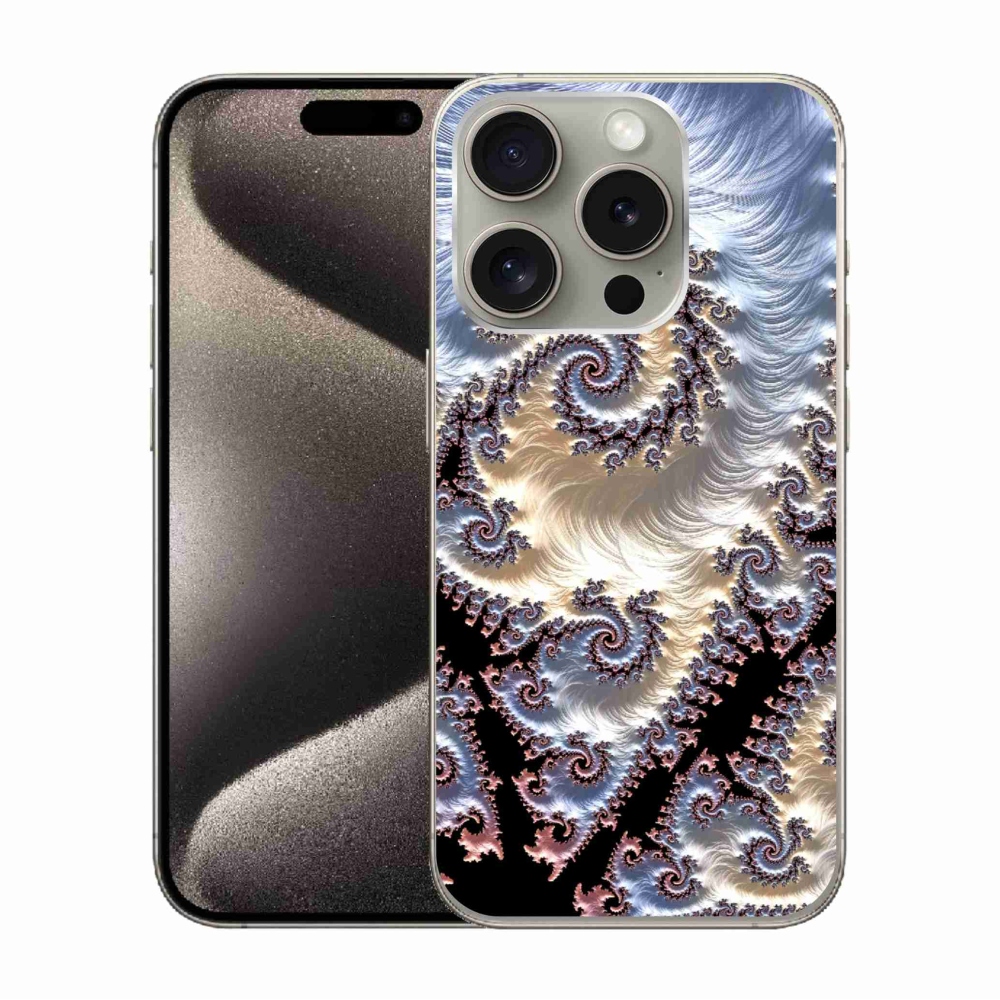 Gelový kryt mmCase na iPhone 15 Pro - abstraktní motiv 22