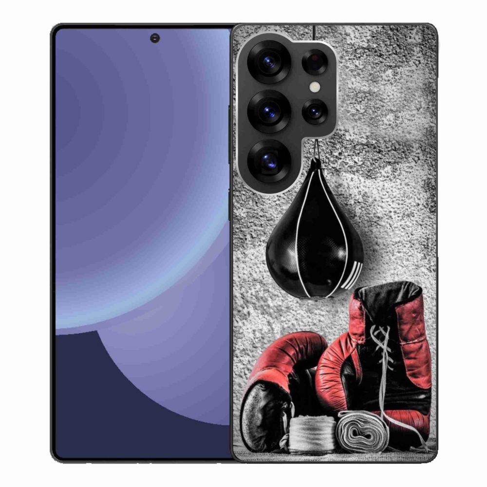 Gelový kryt mmCase na Samsung Galaxy S25 Ultra - boxovací pytel a rukavice