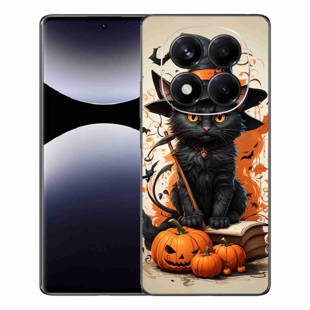 Gelový kryt mmCase na Xiaomi Redmi Note 14 Pro - kocour čaroděj