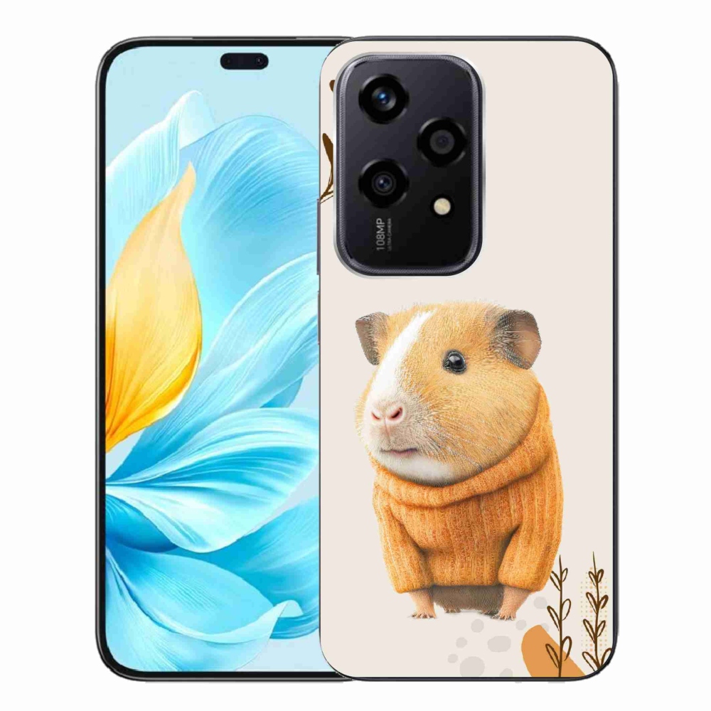 Gelový kryt mmCase na Honor 200 Lite 5G - morče ve svetru