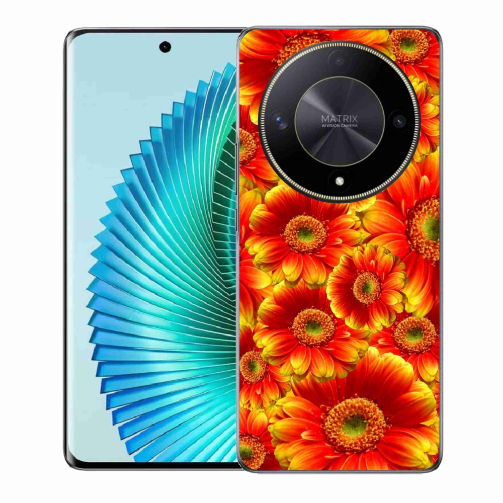 Gelový kryt mmCase na Honor Magic 6 Lite 5G - gerbera 1
