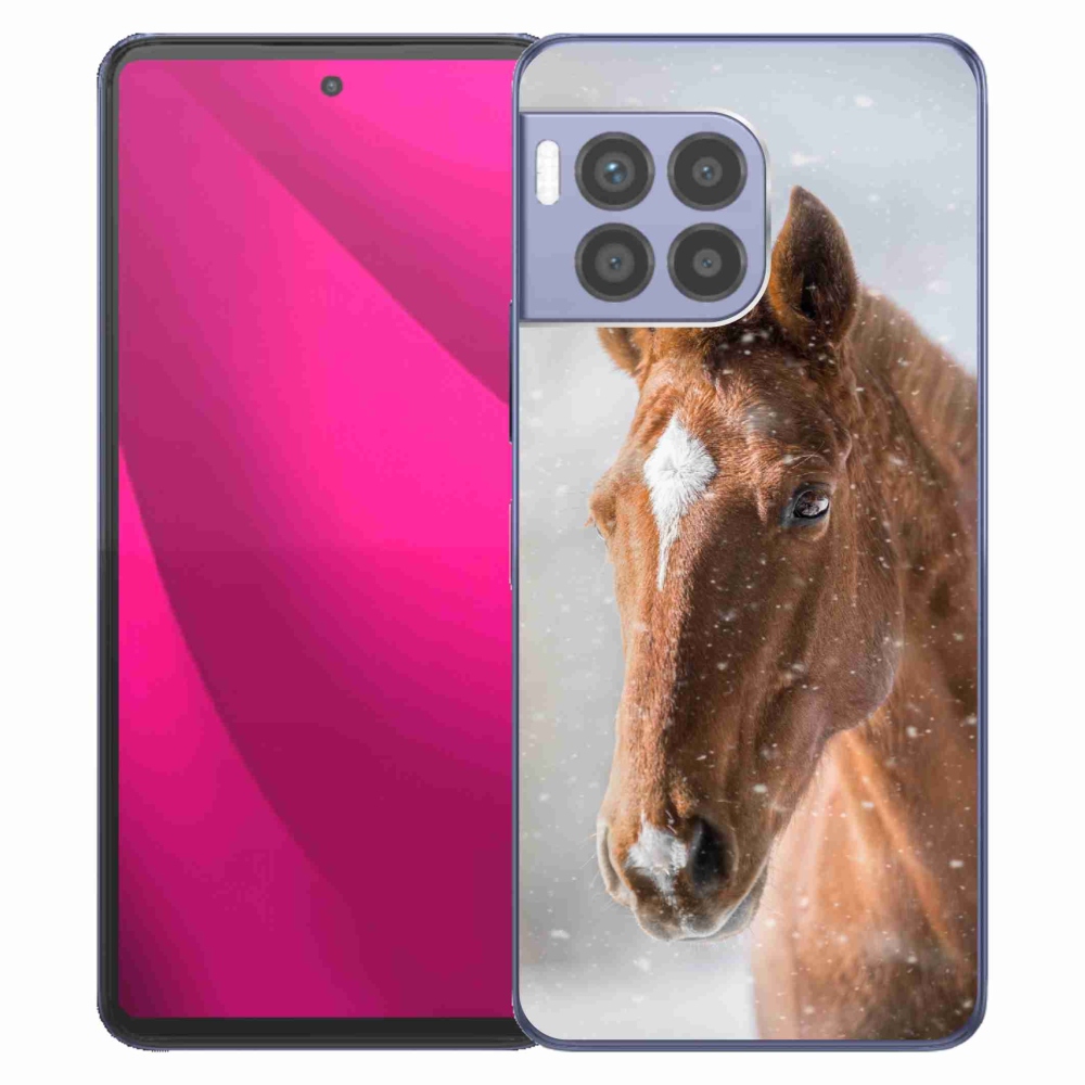 Gelový kryt mmCase na T-Mobile T Phone 2 Pro - hnědý kůň 2