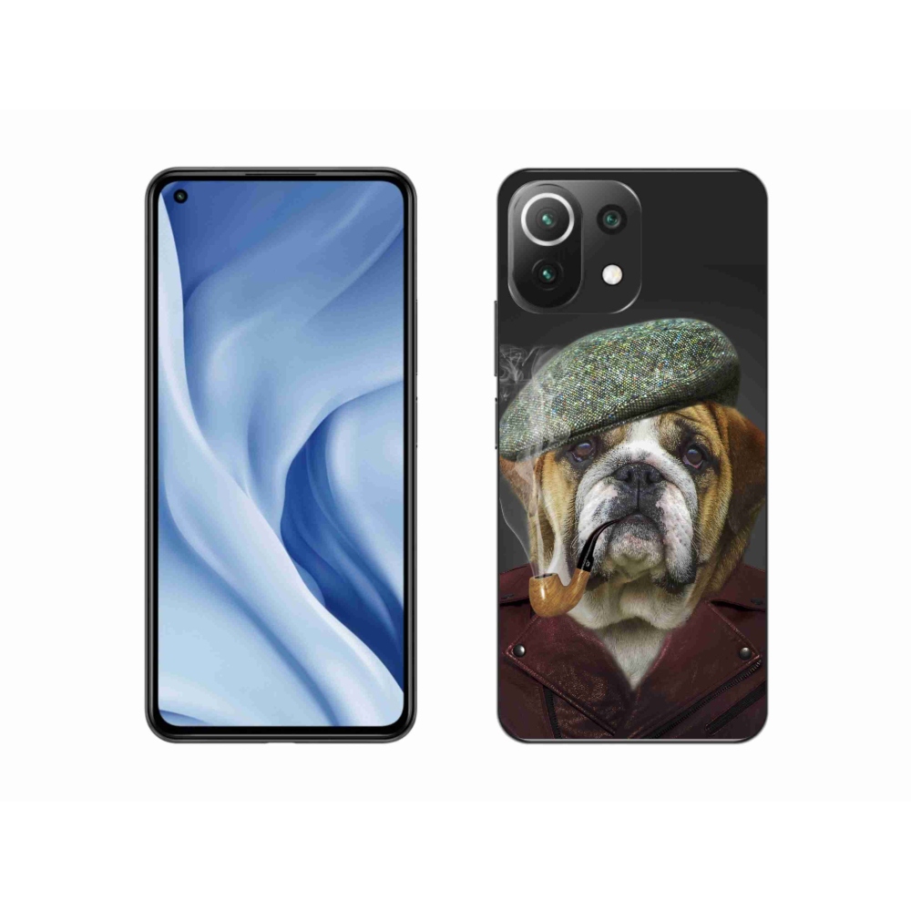Gelový kryt mmCase na Xiaomi 11 Lite 5G NE - pes s fajfkou