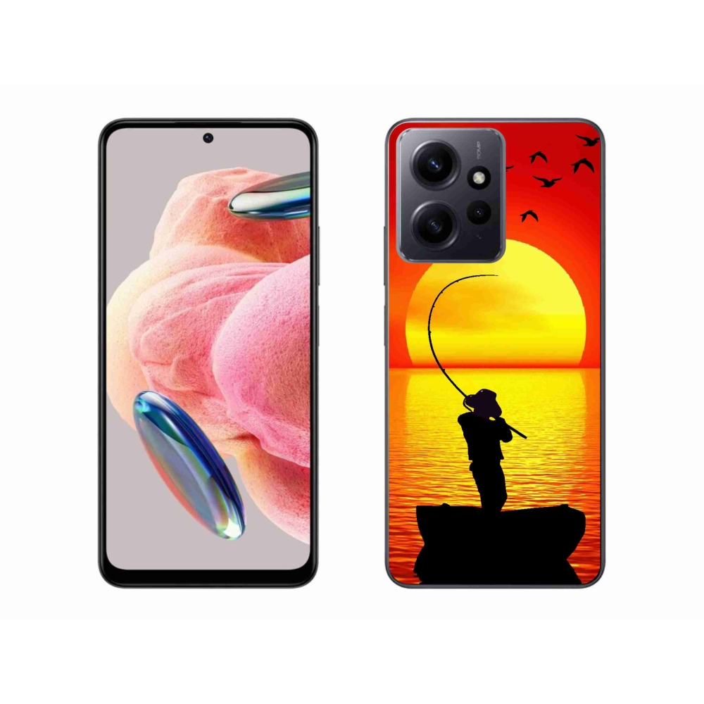 Gelový kryt mmCase na Xiaomi Redmi Note 12 4G - rybaření