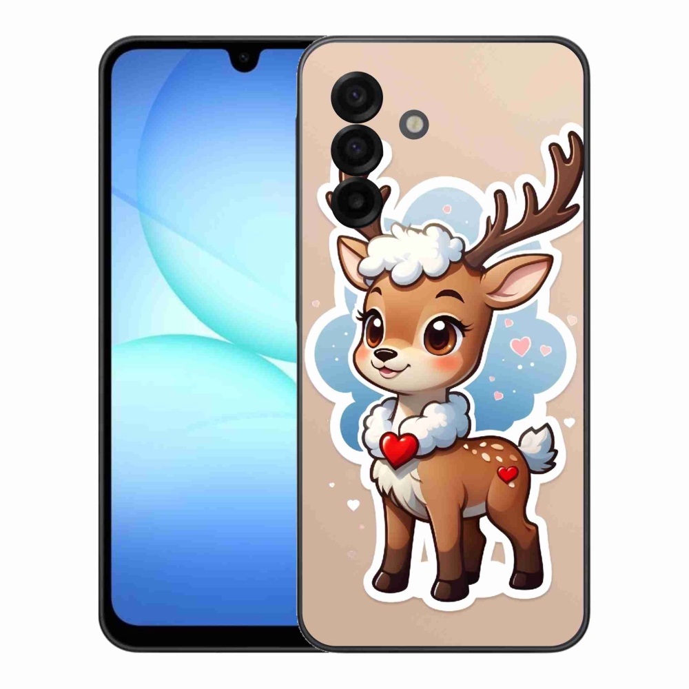 Gelový kryt mmCase na Samsung Galaxy A17 5G - kreslený sob