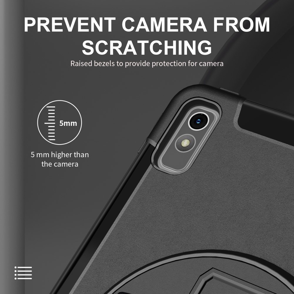 Strap odolný hybridní kryt s ochrannou na displej na Lenovo Tab P11 (2.Gen) - černý