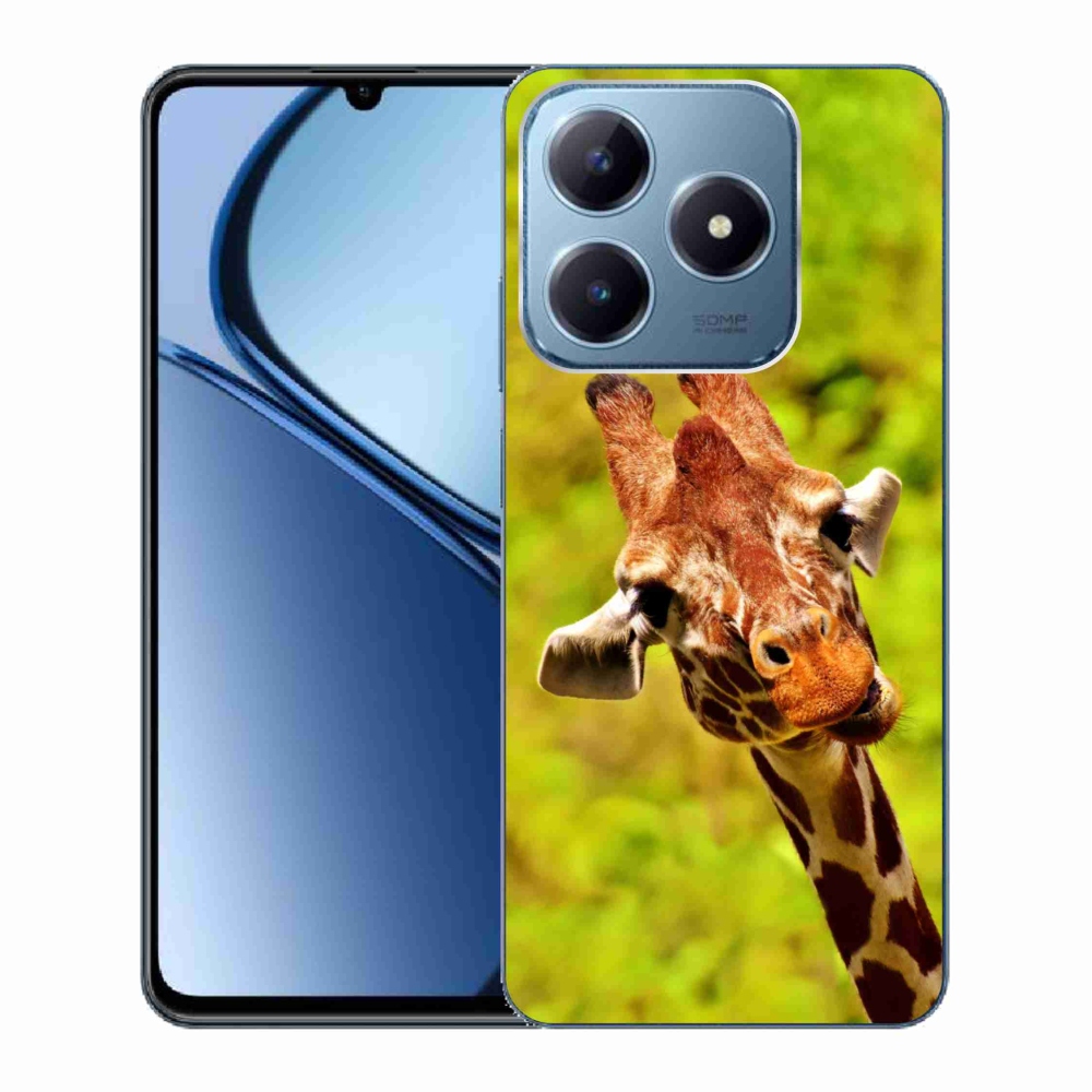 Gelový kryt mmCase na Realme C63 - žirafa
