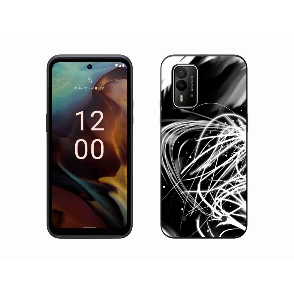 Gelový kryt mmCase na Nokia XR21 - abstrakt 2