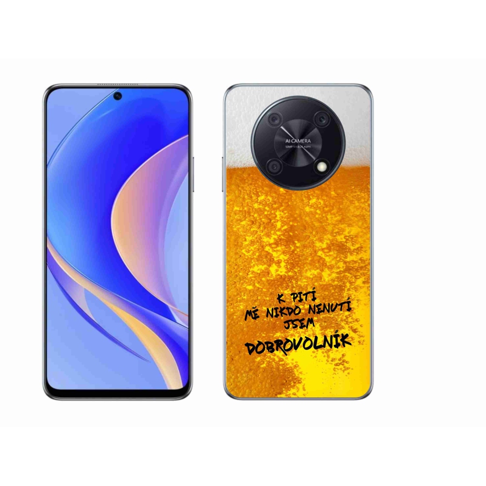 Gelový kryt mmCase na Huawei Nova Y90 - pivní motiv 4