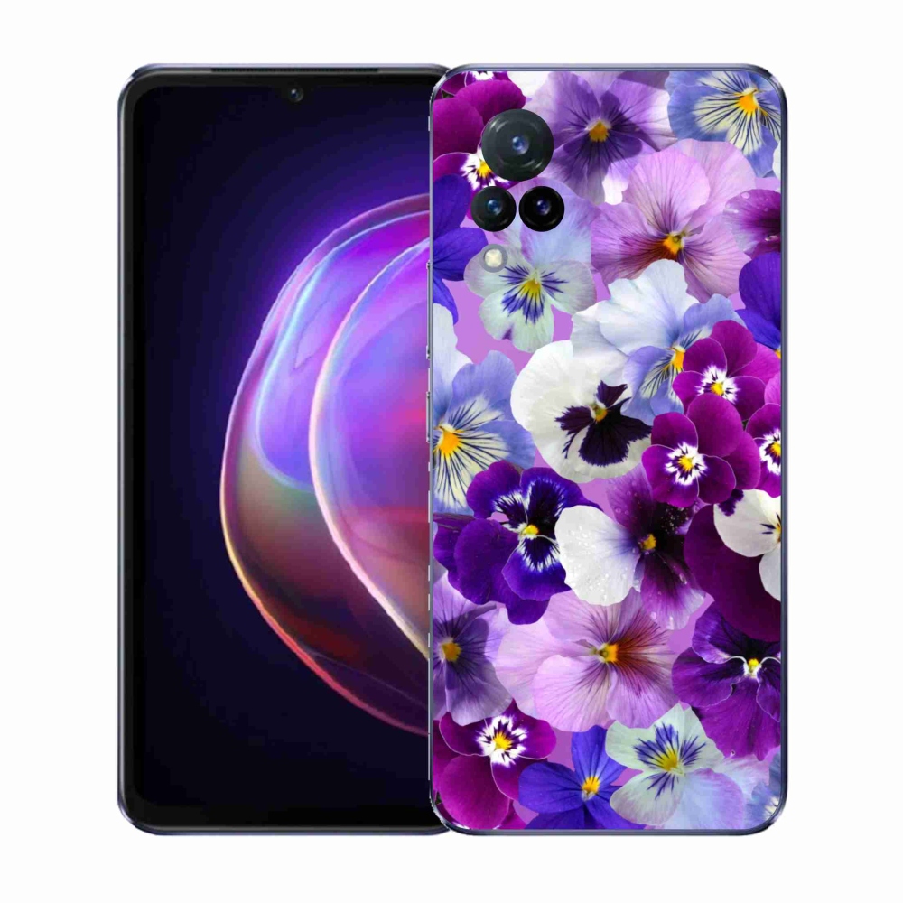 Gelový kryt mmCase na Vivo V21 4G/5G - květiny 9