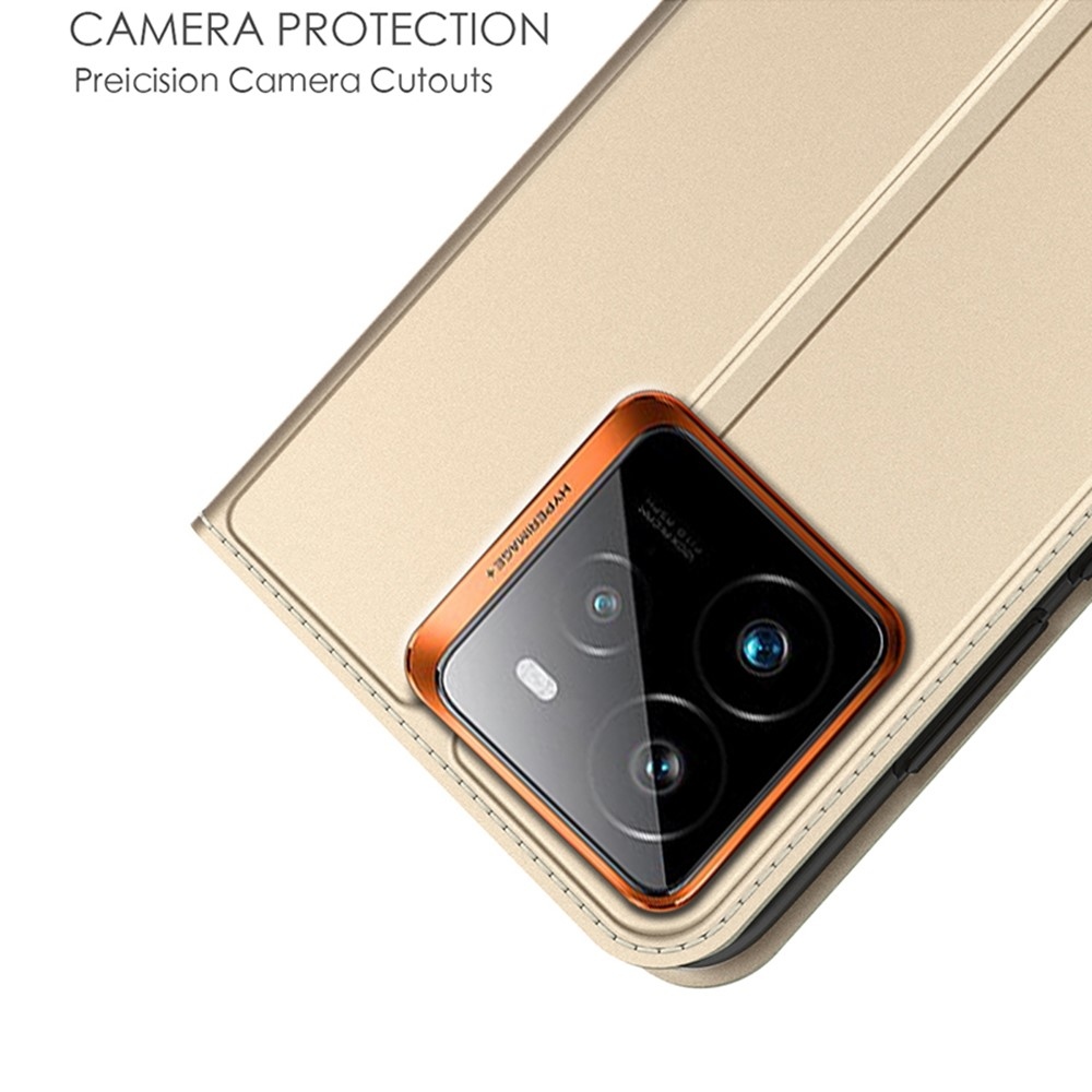 DUX knížkové pouzdro na Realme GT 7 Pro 5G - zlaté