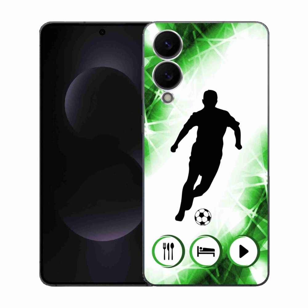 Gelový kryt mmCase na Samsung Galaxy S25 Edge - fotbalista