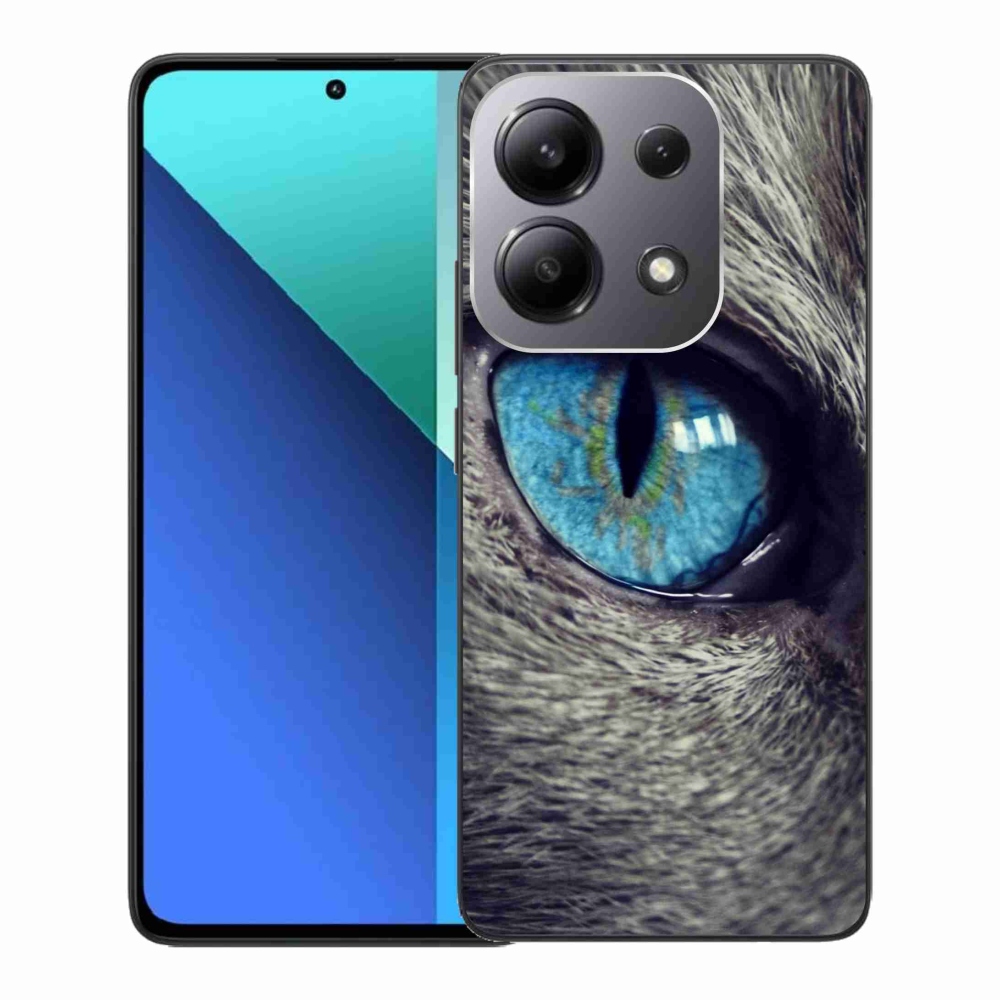 Gelový kryt mmCase na Xiaomi Redmi Note 13 - modré kočičí oko