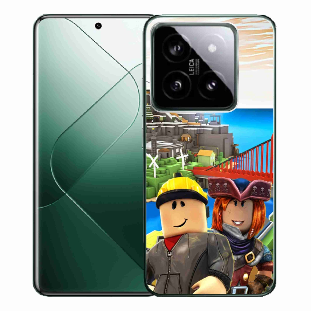 Gelový kryt mmCase na Xiaomi 14 Pro - roblox 1