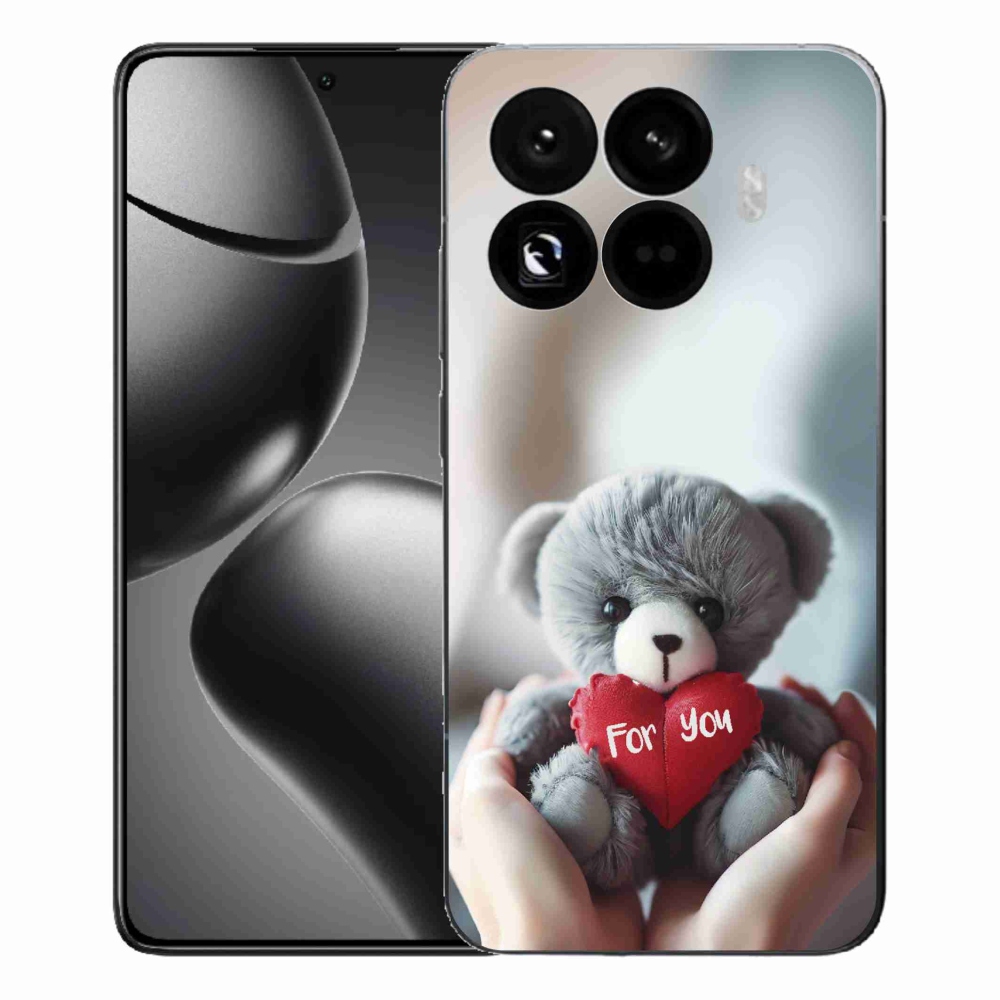Gelový kryt mmCase na Xiaomi 15T Pro - medvídek pro zamilované