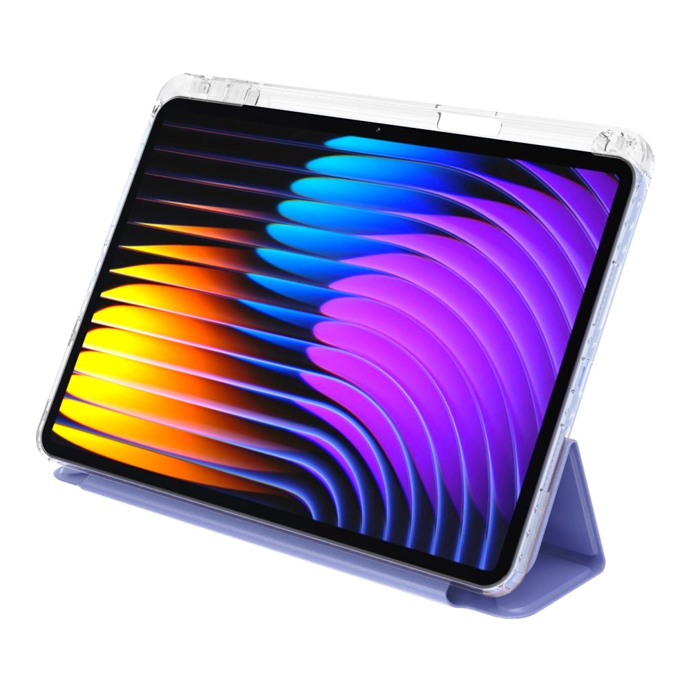 Origami chytré polohovací pouzdro na tablet Xiaomi Pad 7/7 Pro - tmavěfialové
