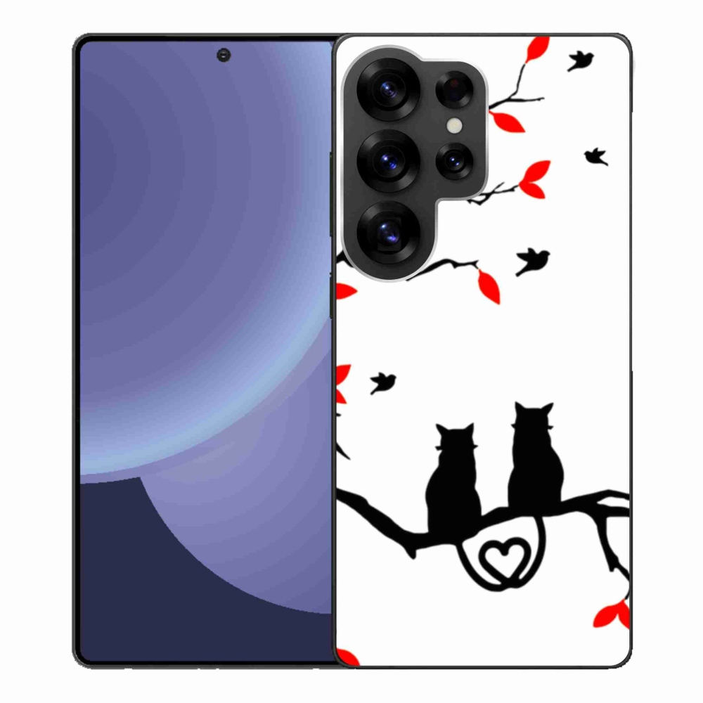 Gelový kryt mmCase na Samsung Galaxy S25 Ultra - kočičí láska