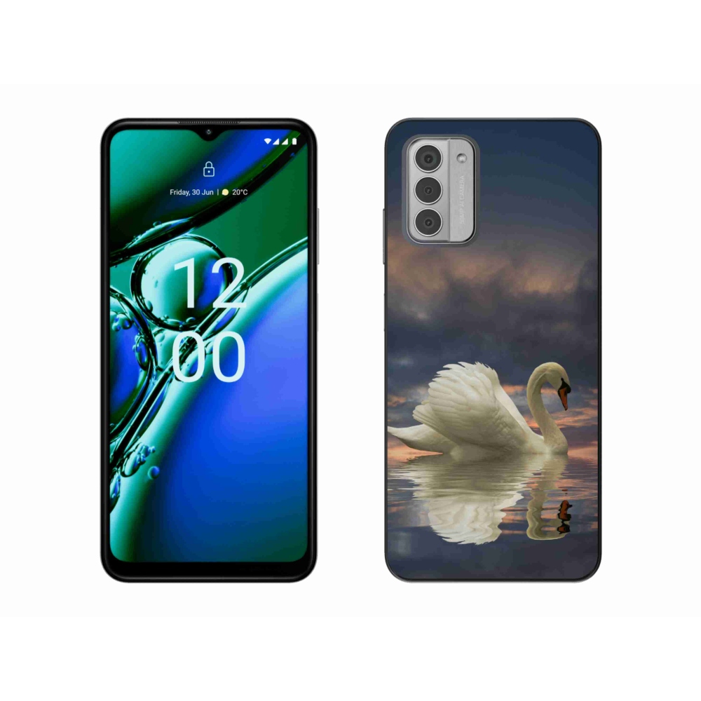 Gelový kryt mmCase na Nokia G42 - labuť