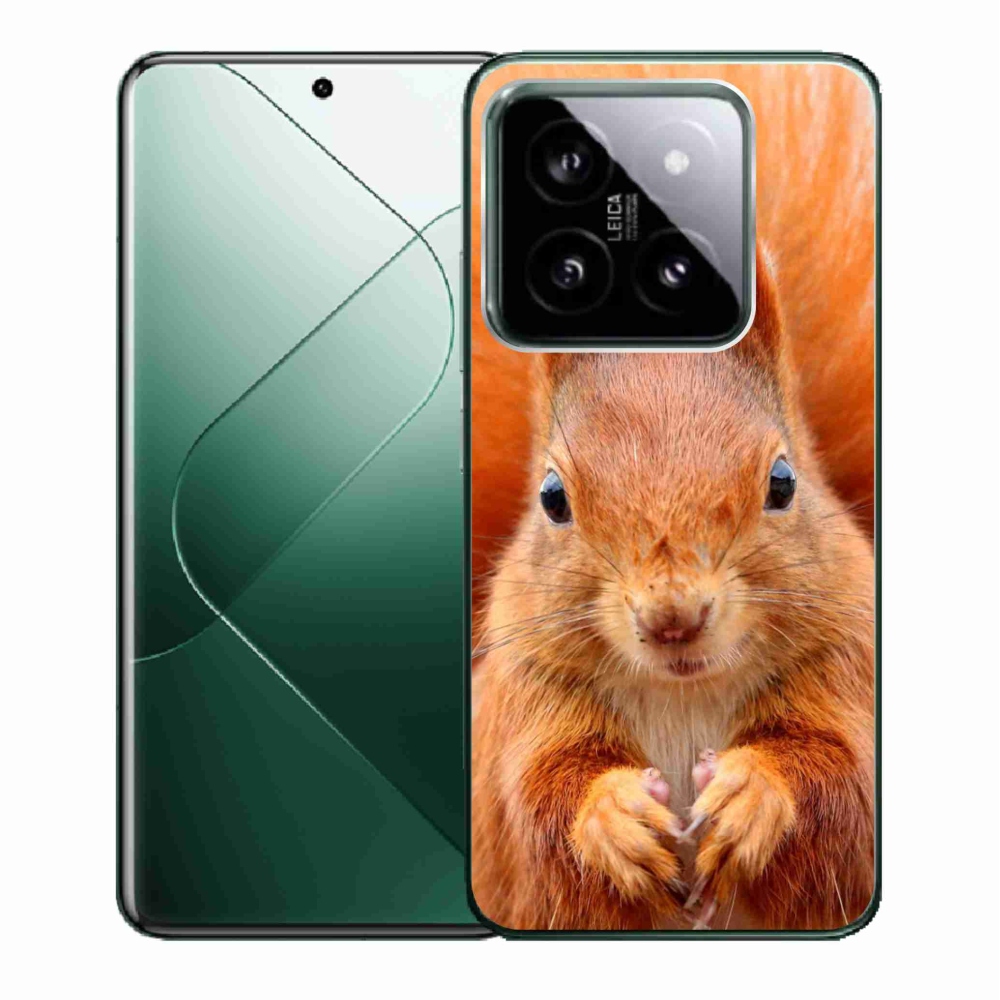 Gelový kryt mmCase na Xiaomi 14 - veverka