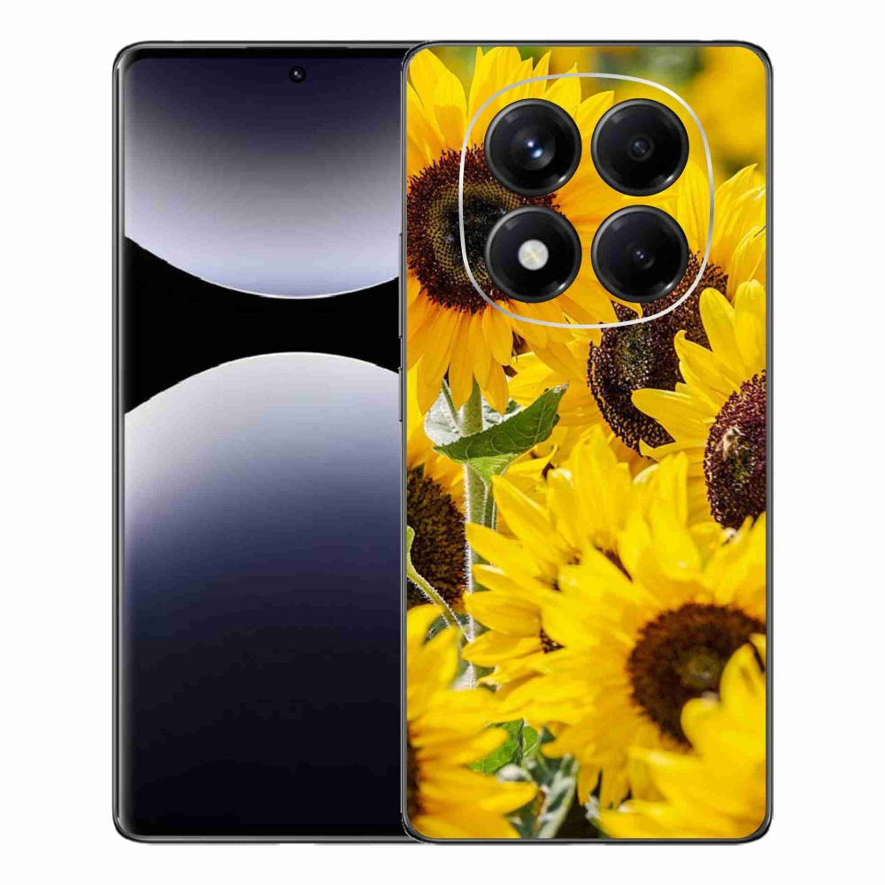 Gelový kryt mmCase na Xiaomi Redmi Note 14 Pro - slunečnice