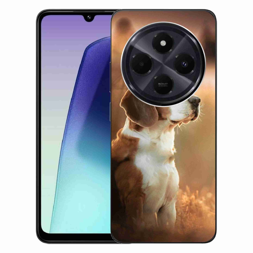 Gelový kryt mmCase na Xiaomi Redmi 14C/Poco C75 - bígl