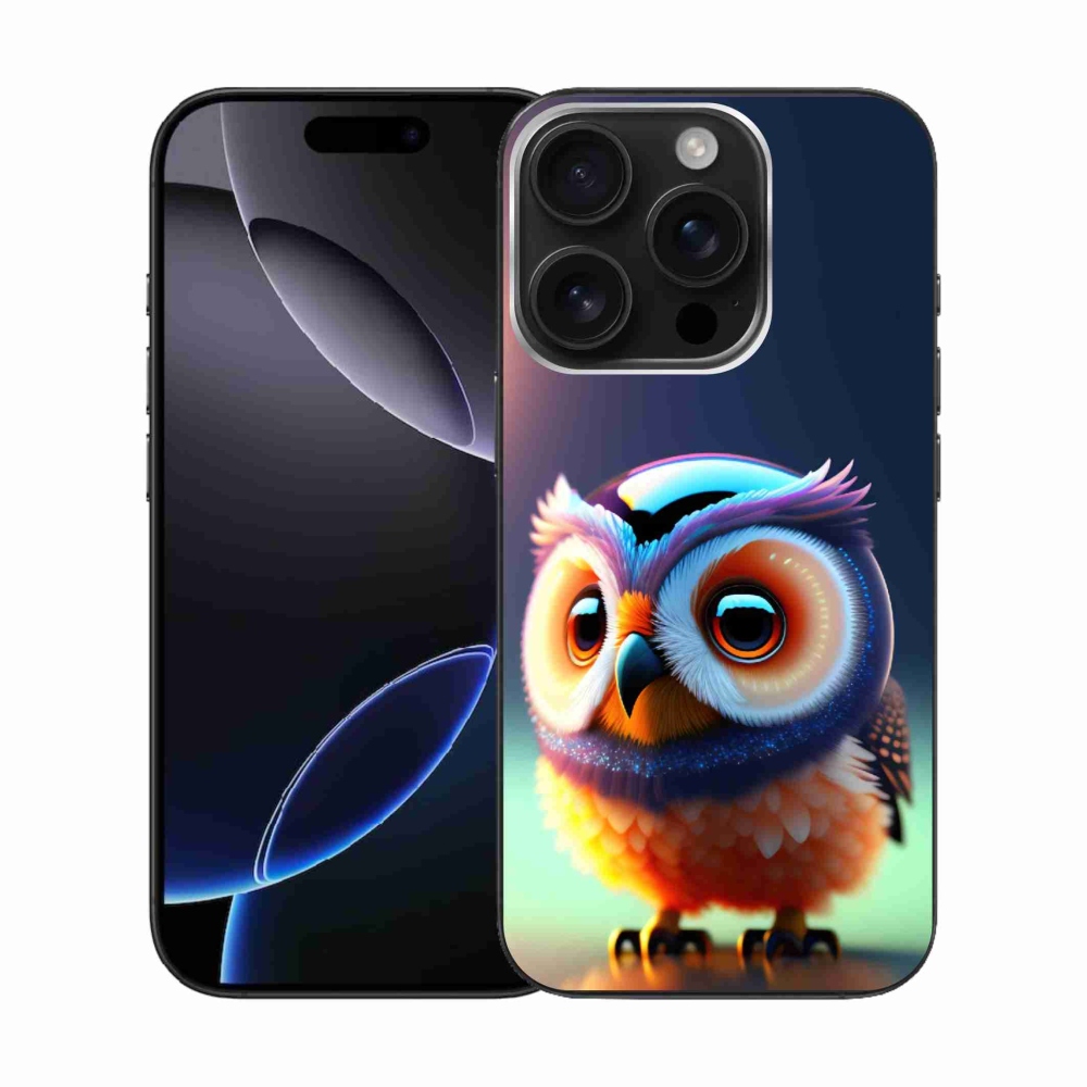 Gelový kryt mmCase na iPhone 16 Pro - sovička