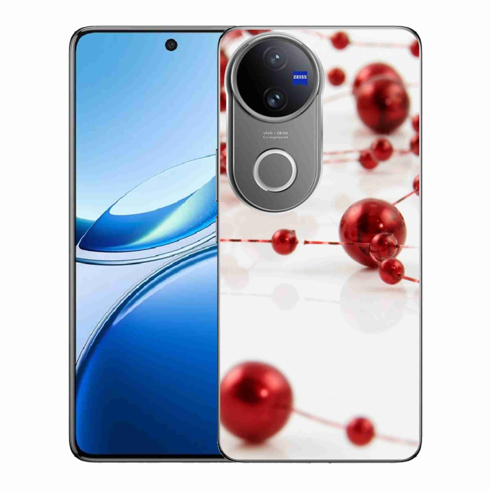 Gelový kryt mmCase na Vivo V50 5G - vánoční řetěz