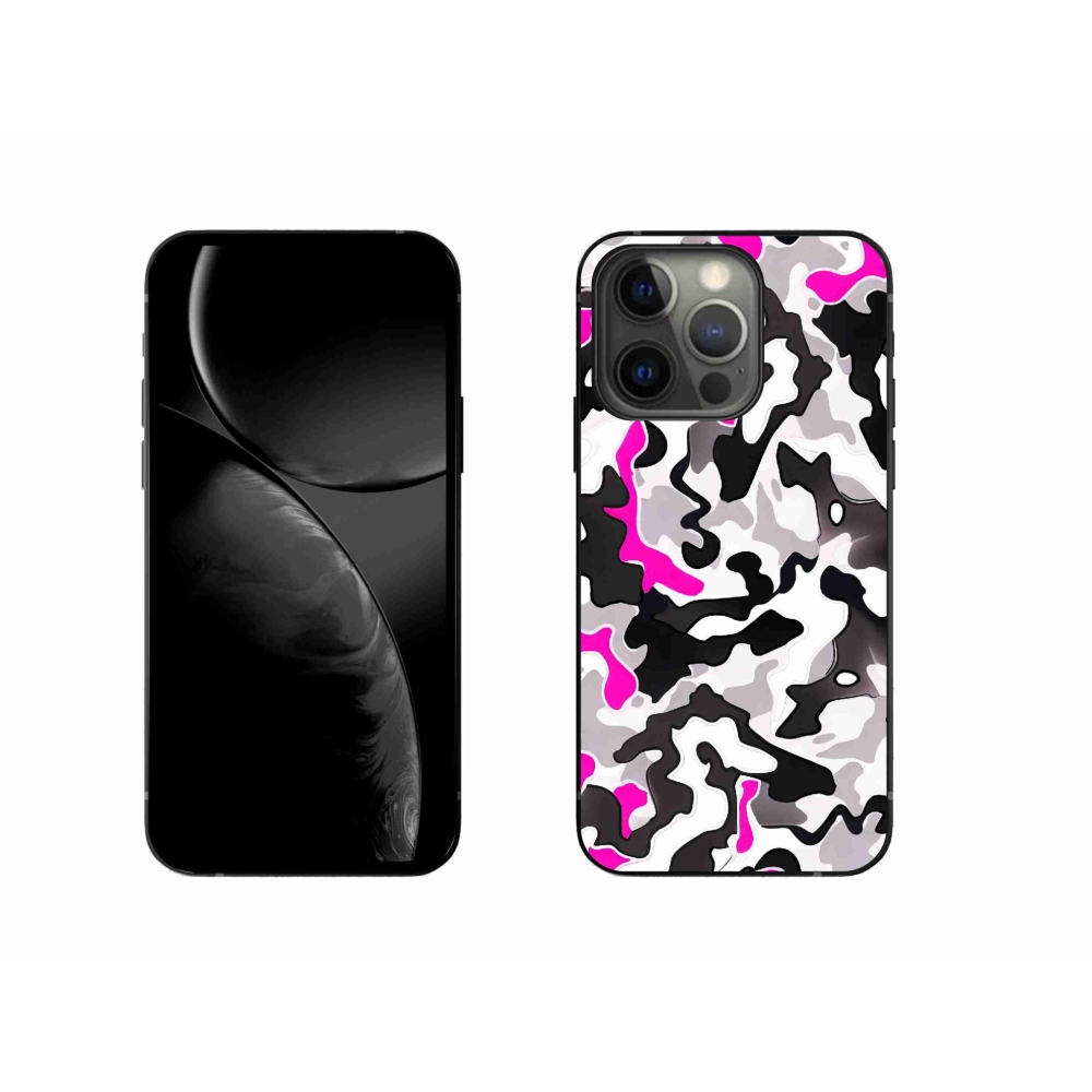 Gelový kryt mmCase na iPhone 13 Pro 6.1 - maskáčový vzor 5