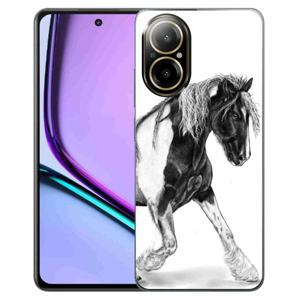 Gelový kryt mmCase na Realme C67 - kůň